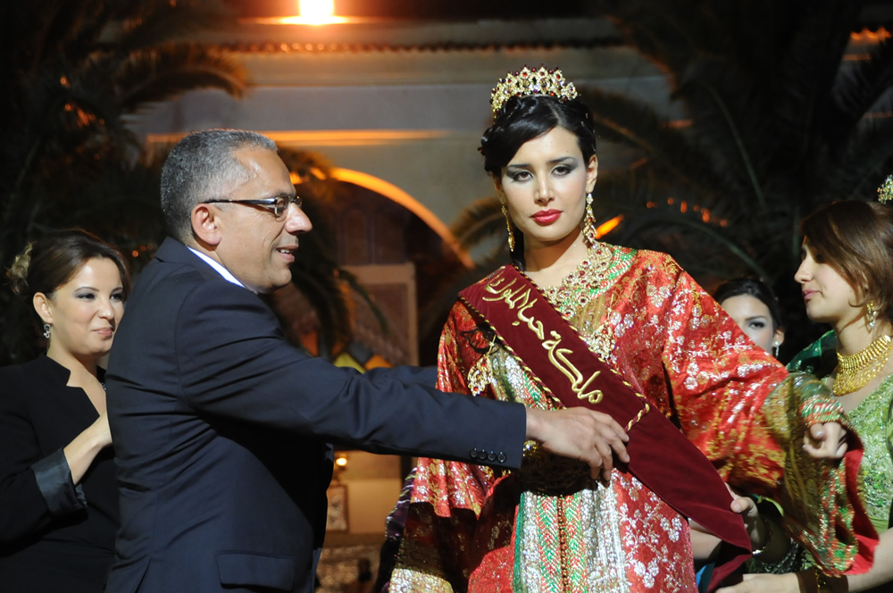 Official crowning of the Sefrou Cherry Queen during the festival